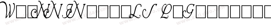 Wrenn Initials Light字体转换